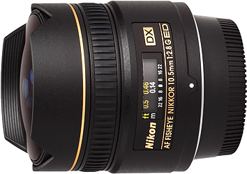 Nikon 10.5mm f2.8G AF DX Fisheye Lens